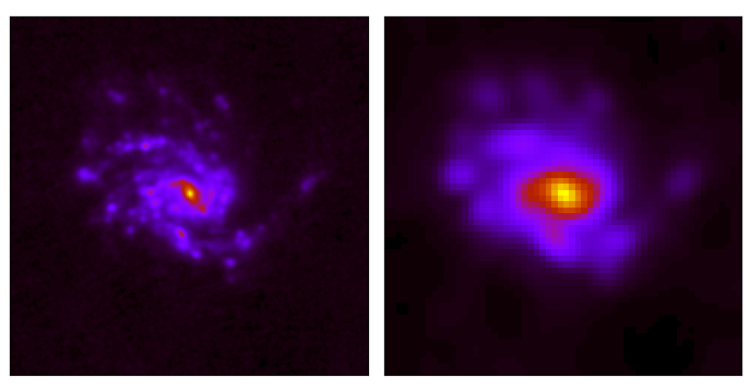 Result of degrading and re-gridding NGC4254