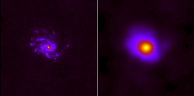 Degradation from PACS1 to SPIRE3 for NGC4254.