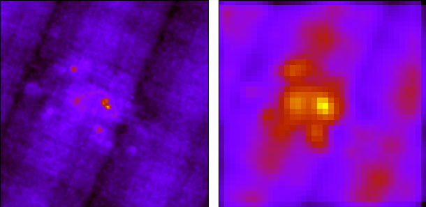 Result of degrading and re-gridding NGC4254